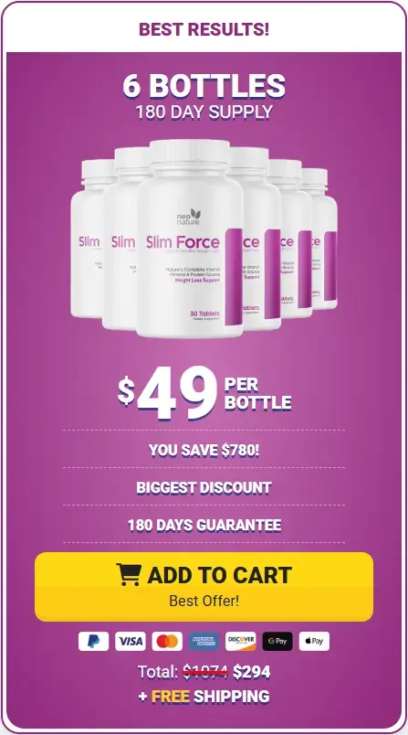 SlimForce 6 Bottle Price